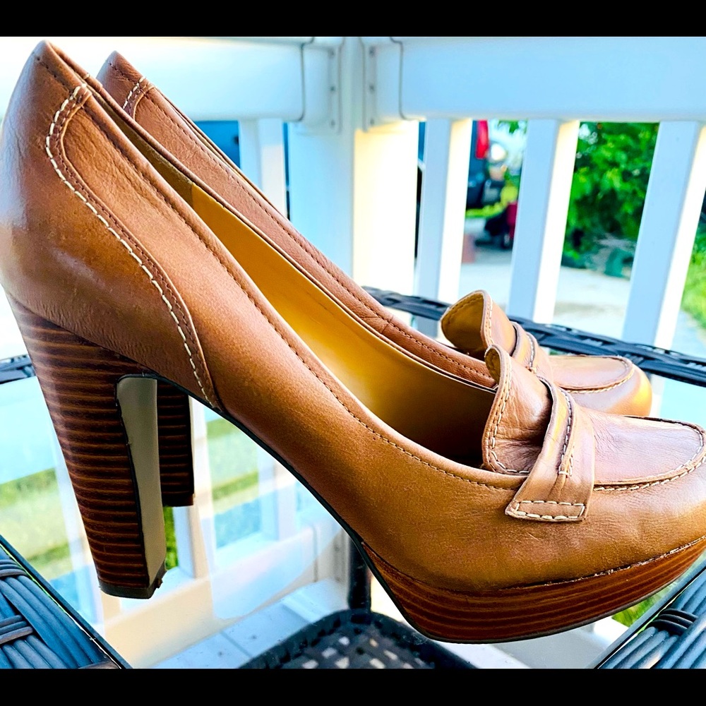 Nine West Alamodeo Heels 👠 Loafers Size 9.5